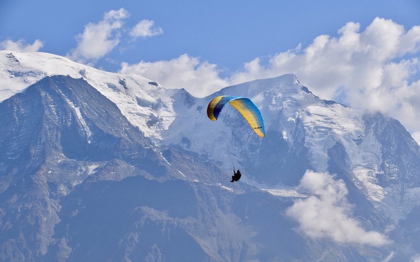 Activité de parapente en Savoie Mont Blanc