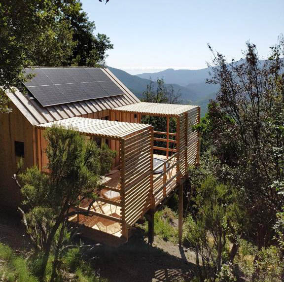 Les cabanes de Lutina en Corse